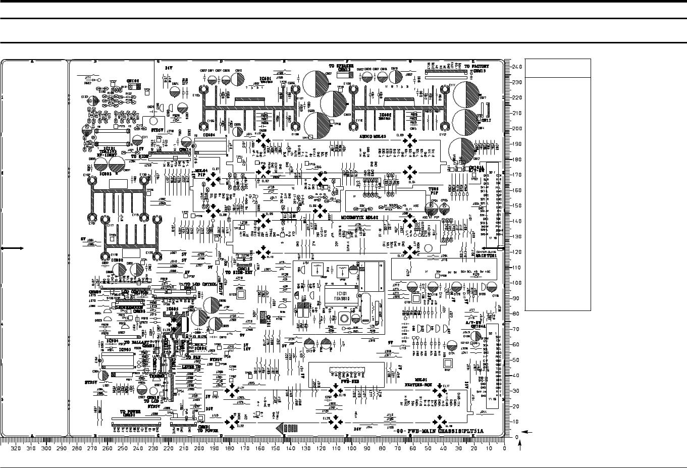 Samsung SP403JHARX PCB Diagram