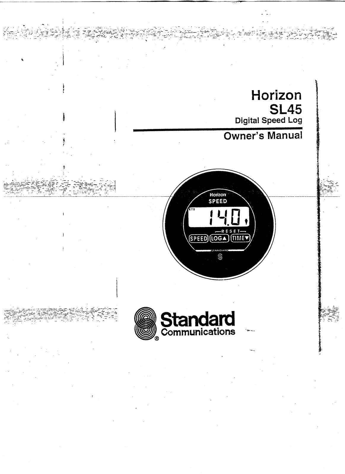 Standard Horizon SL45 Owner's Manual