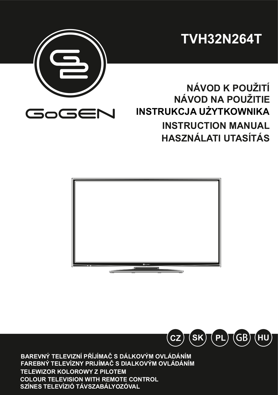 GoGEN TVH 32N264T User Manual