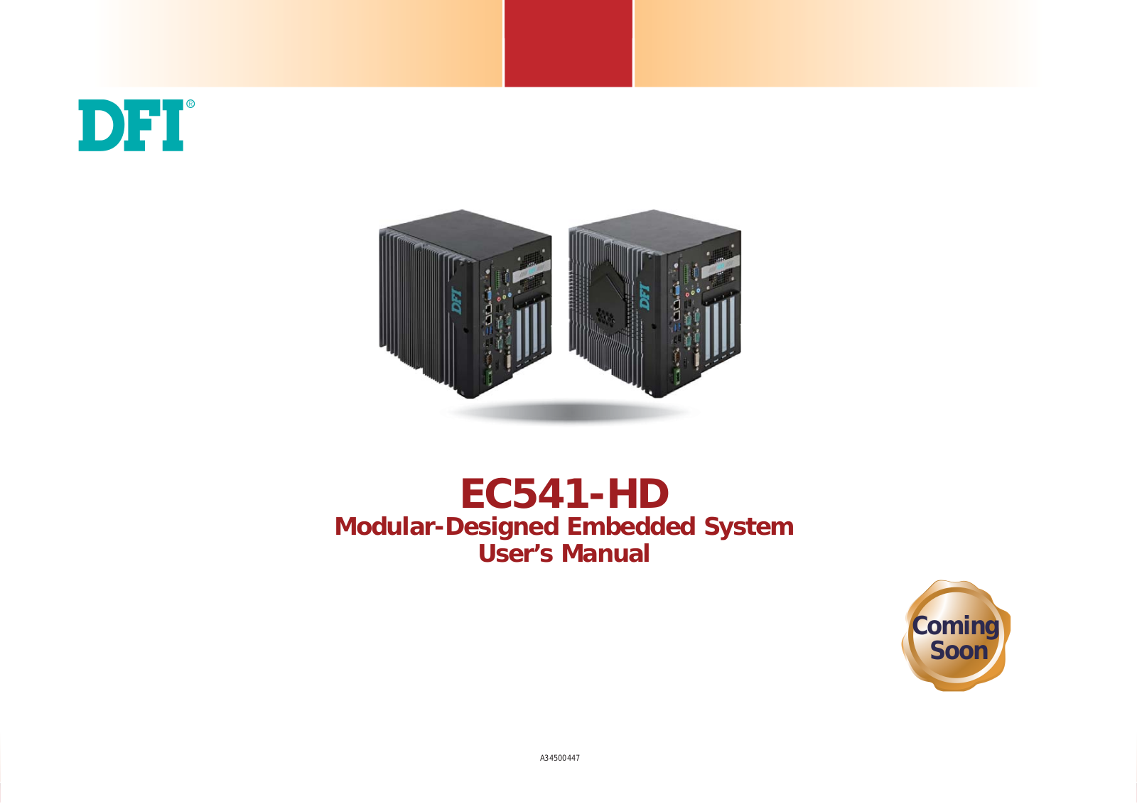 DFI EC541-HD User Manual