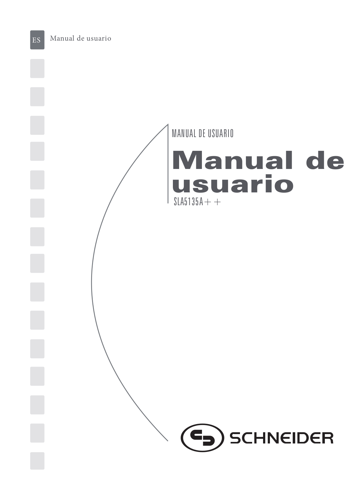 Schneider SLA 5135 User Manual