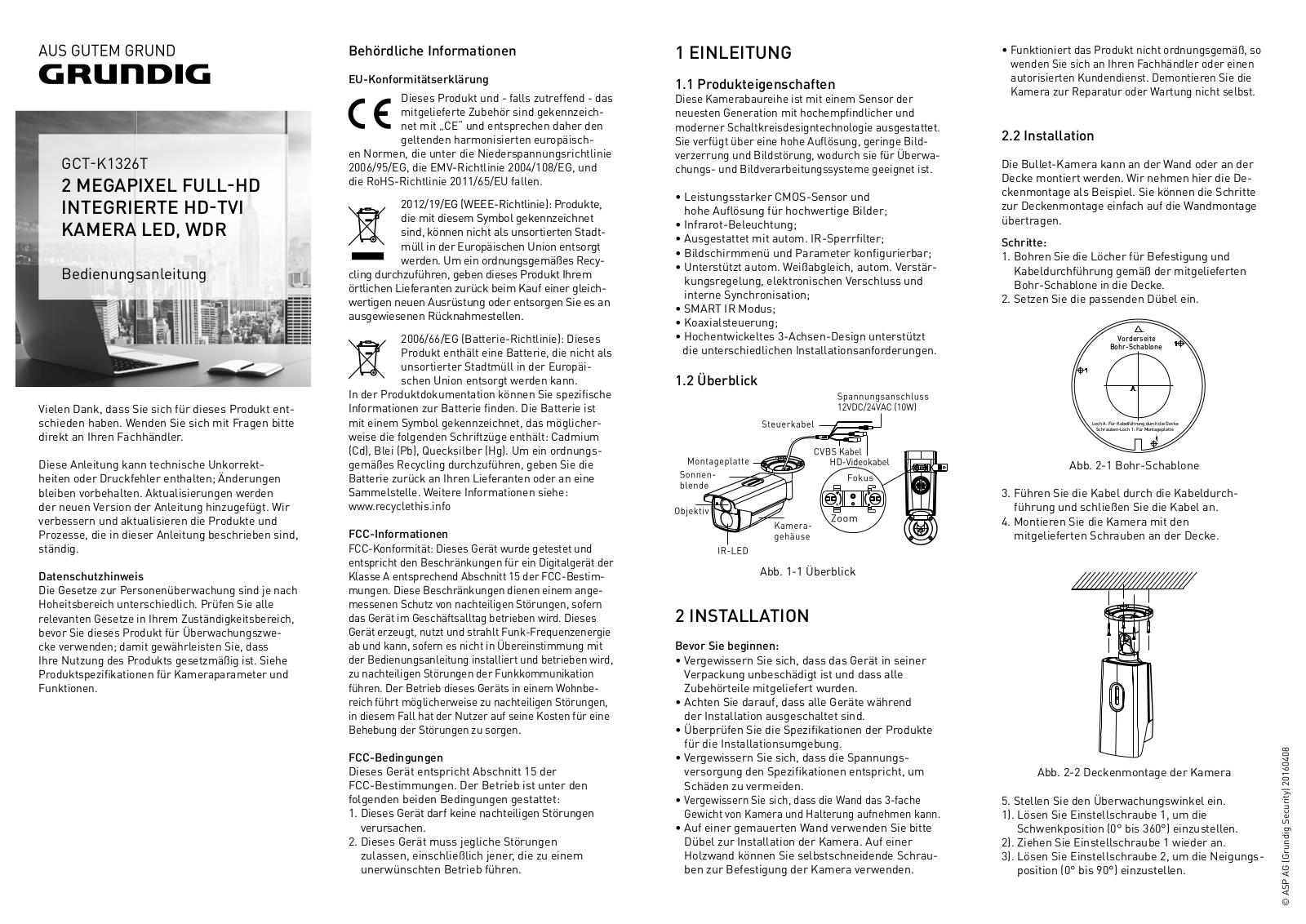 Grundig GCT-K1326T User Guide