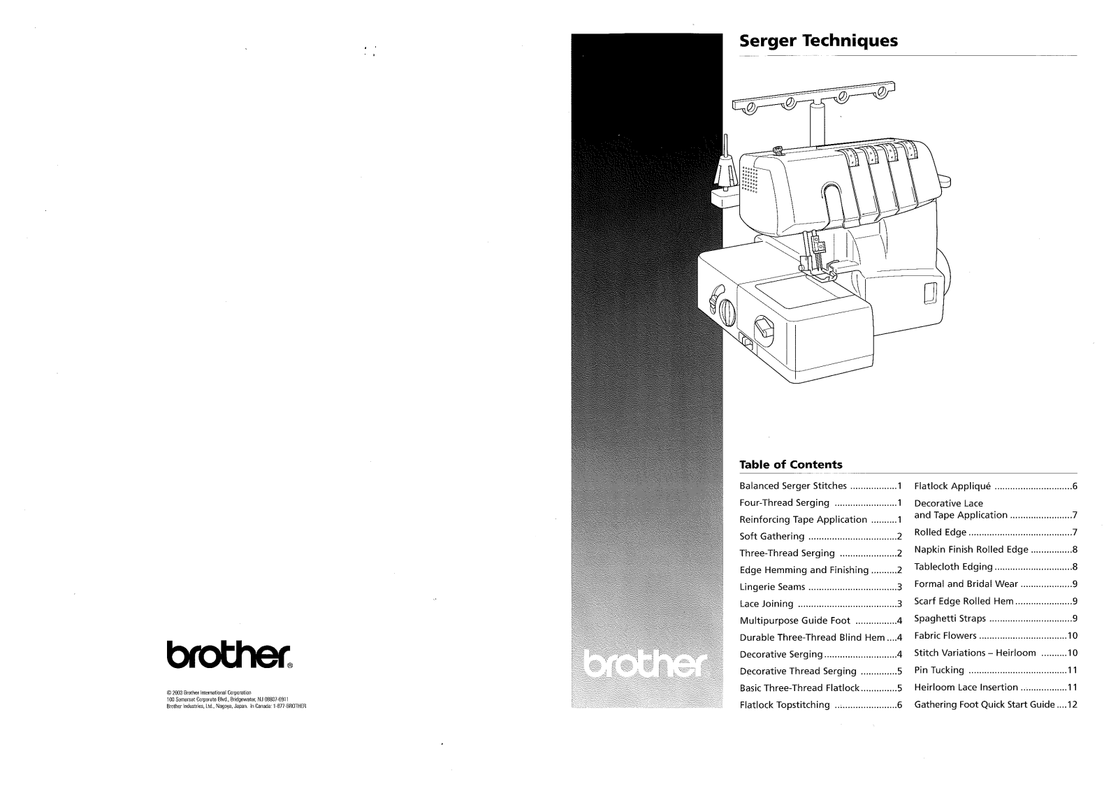 Brother 1134DW, Quattro 2 6700D Owner's Manual