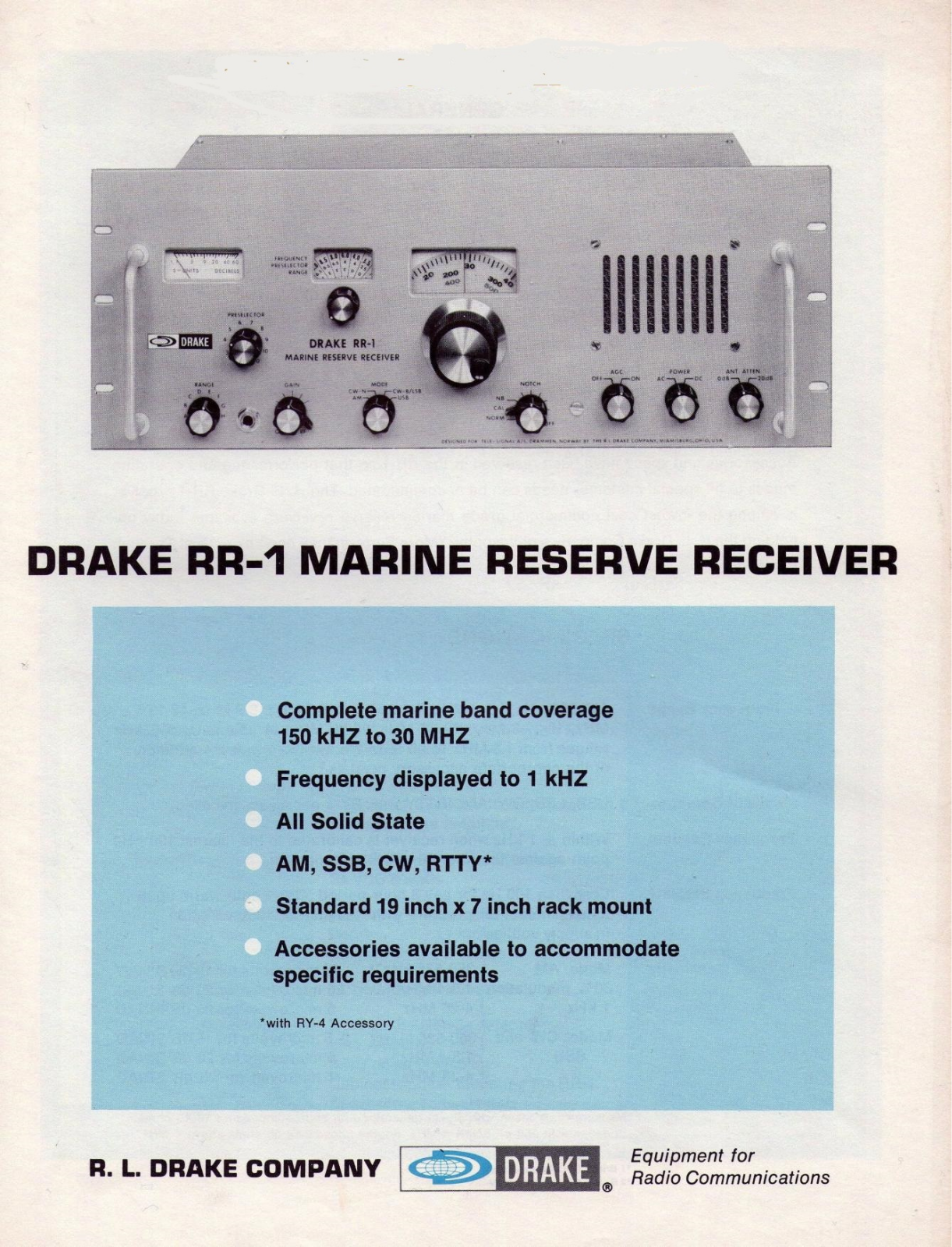 Drake RR-1 brochure - ManualMachine.com