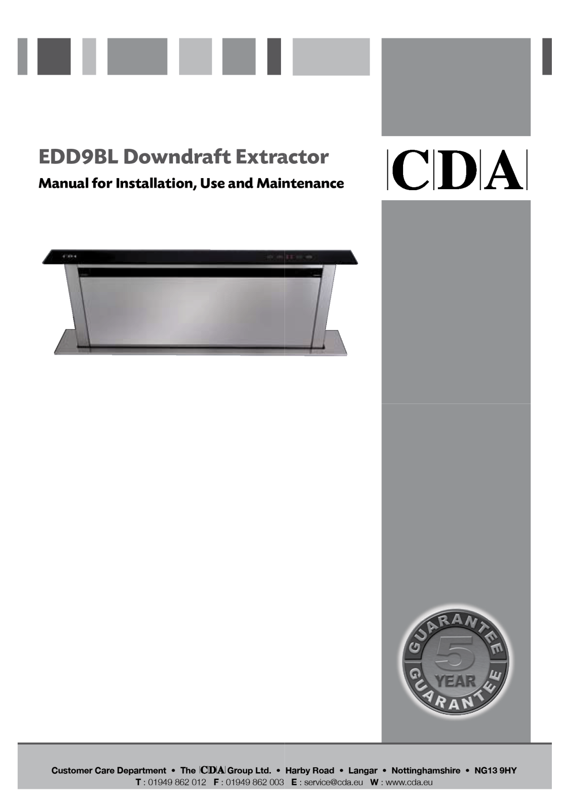 CDA EDD9BL User Manual