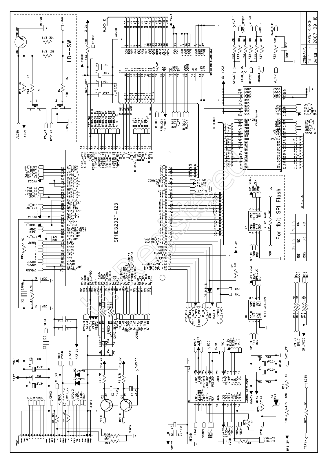 Mystery MMD-4000S Schematics Servo