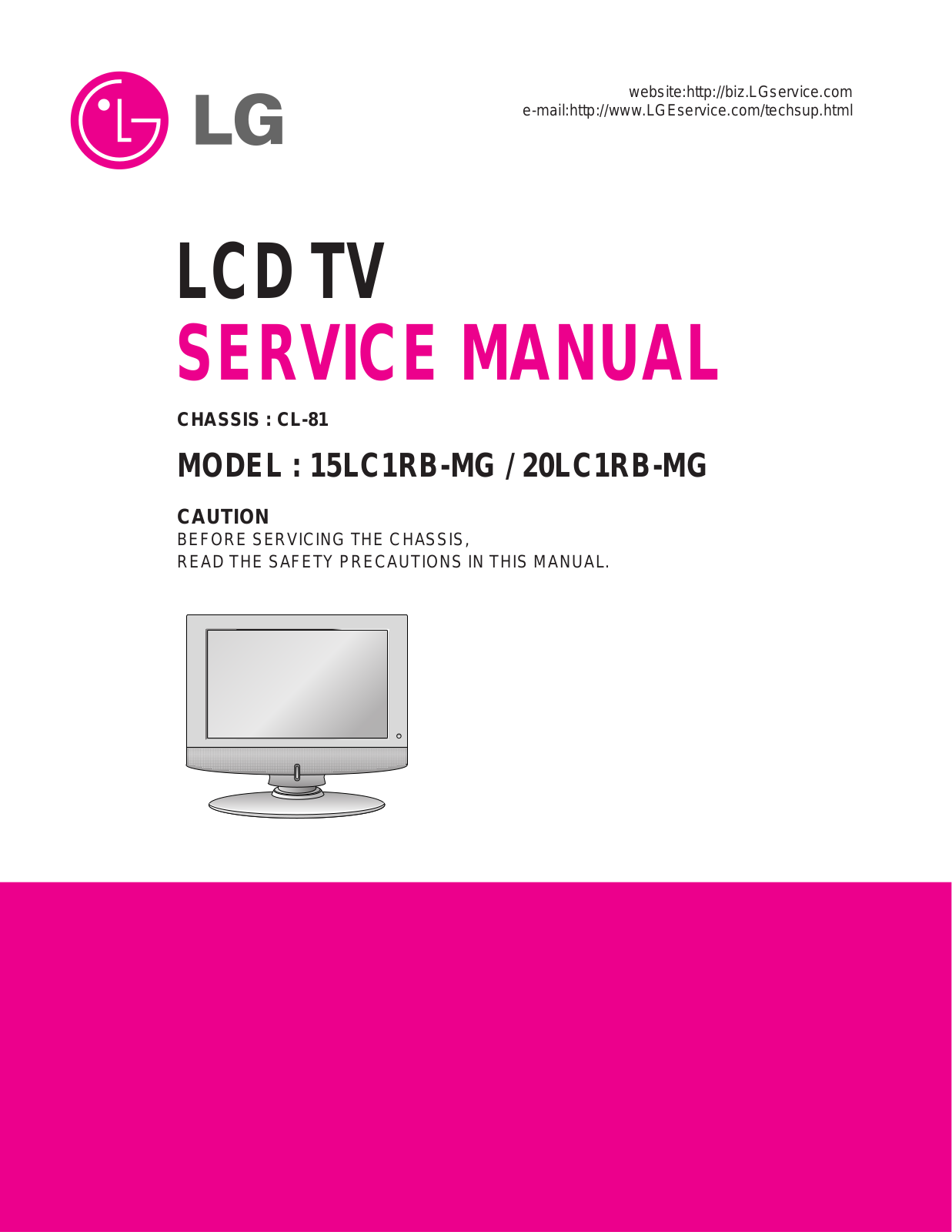 LG 15lc1r, 20lc1rb schematic