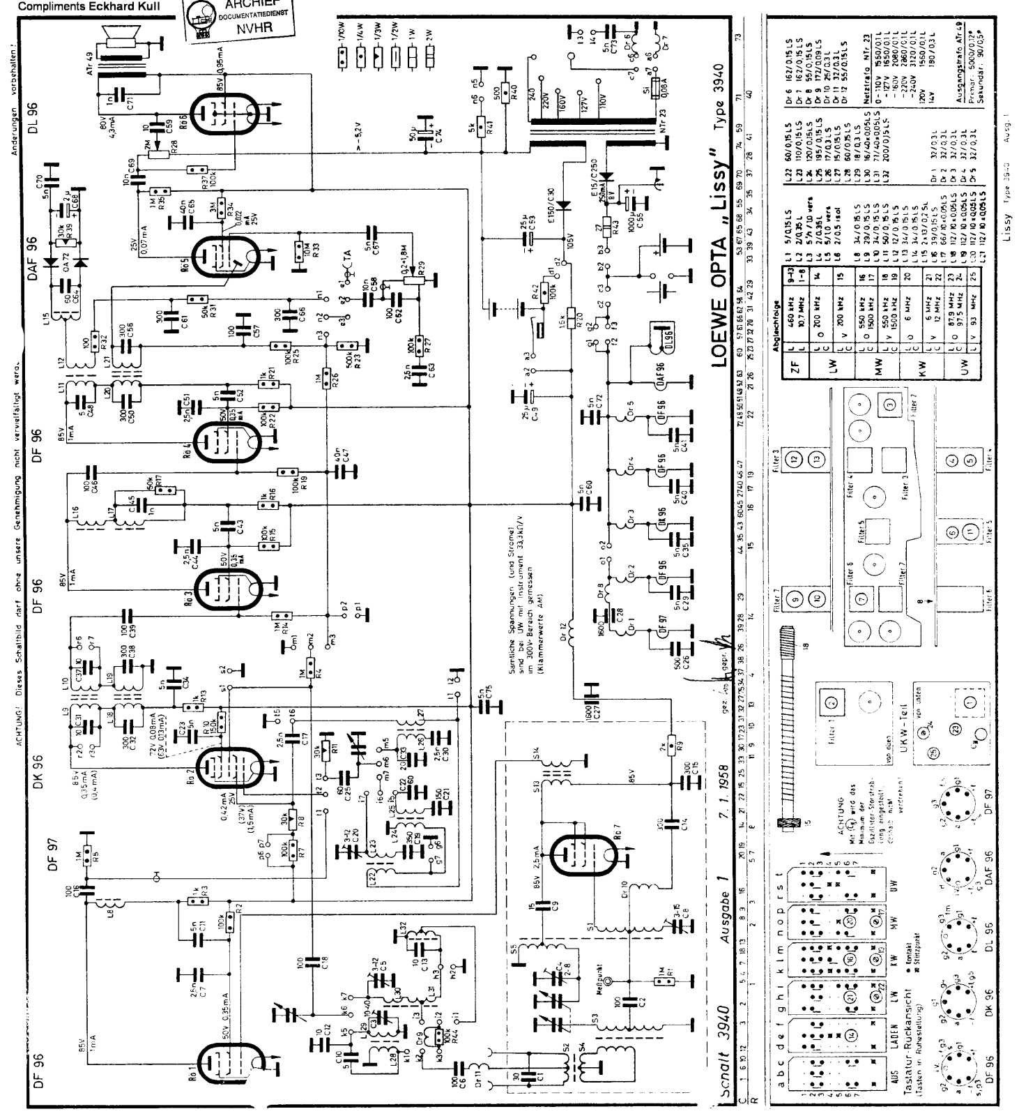 Loewe Opta 3940 Schematic - ManualMachine.com