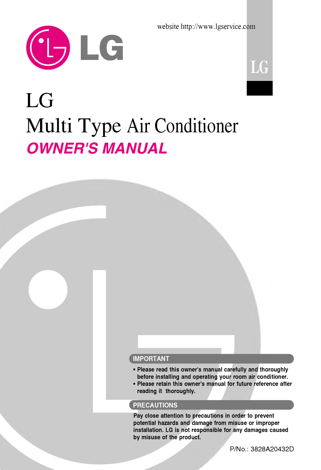 LG L4UC608FA0 User Manual