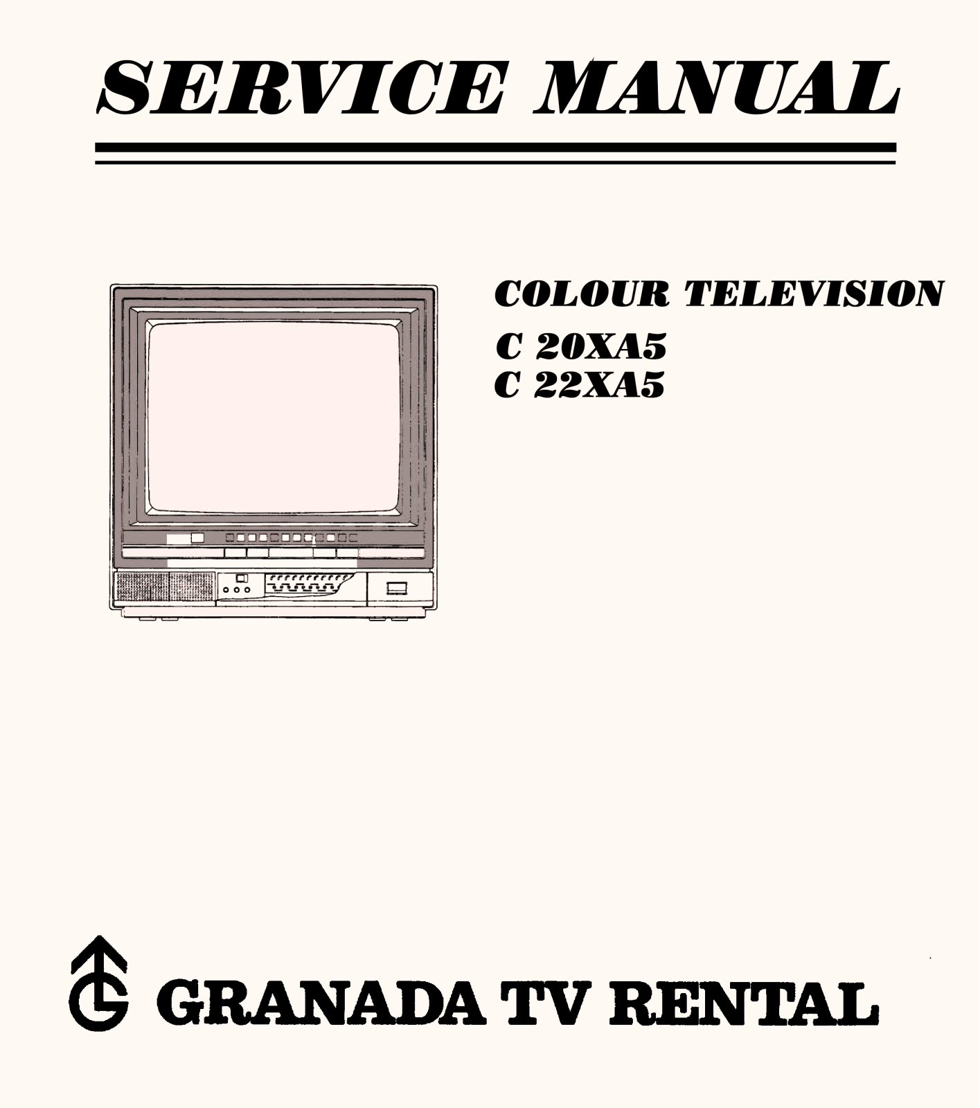 Granada C22XA5, C20XA5 Schematic