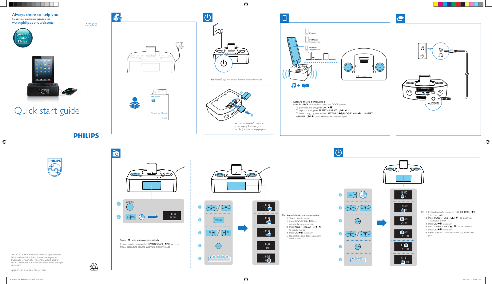 Philips AJ7050D/05 quick start guide - ManualMachine.com