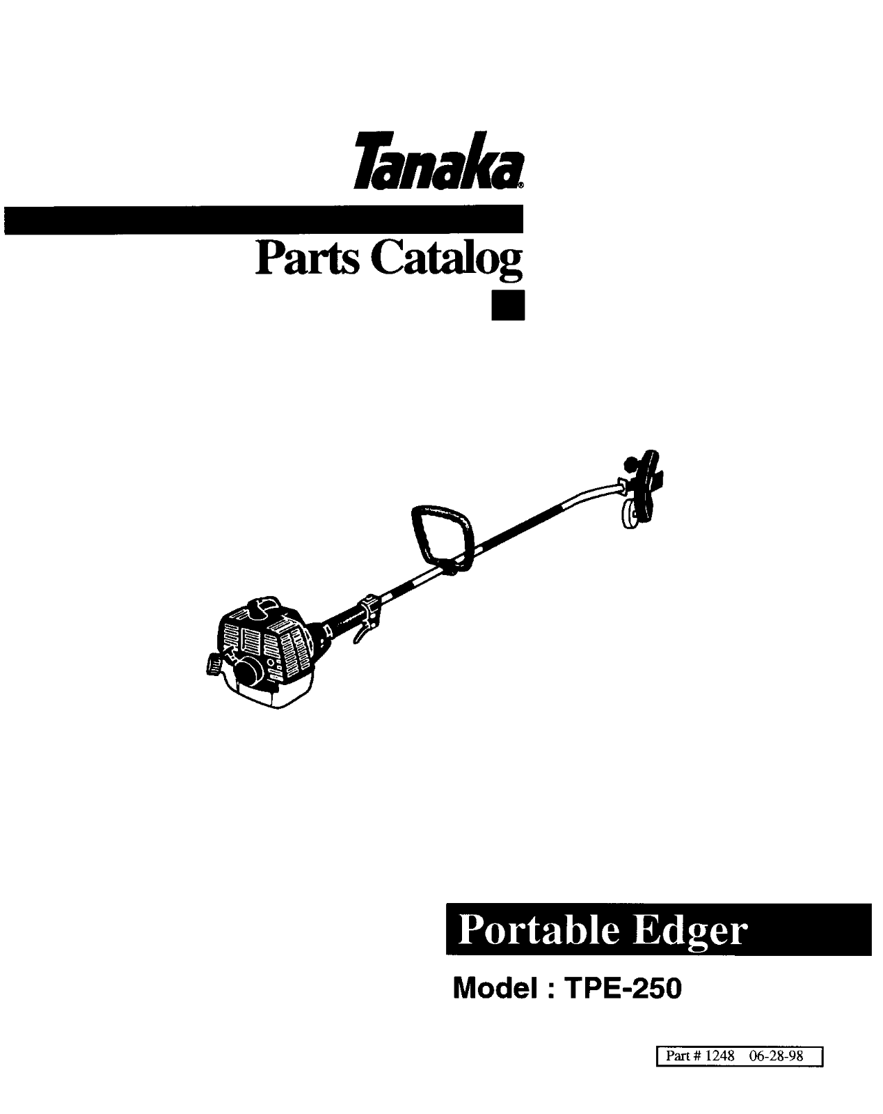 Tanaka TPE-250 User Manual