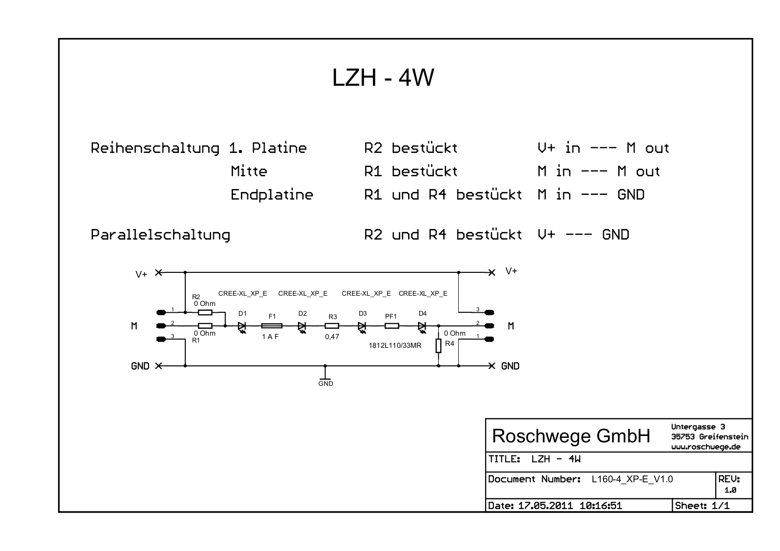 Roschwege LZH-4W User guide