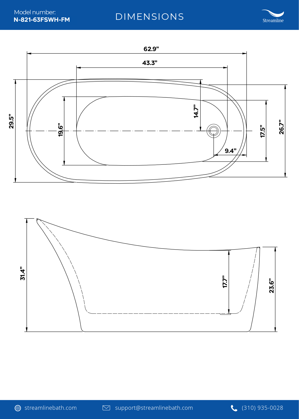 Streamline Bath SLBH7882 Specifications - ManualMachine.com