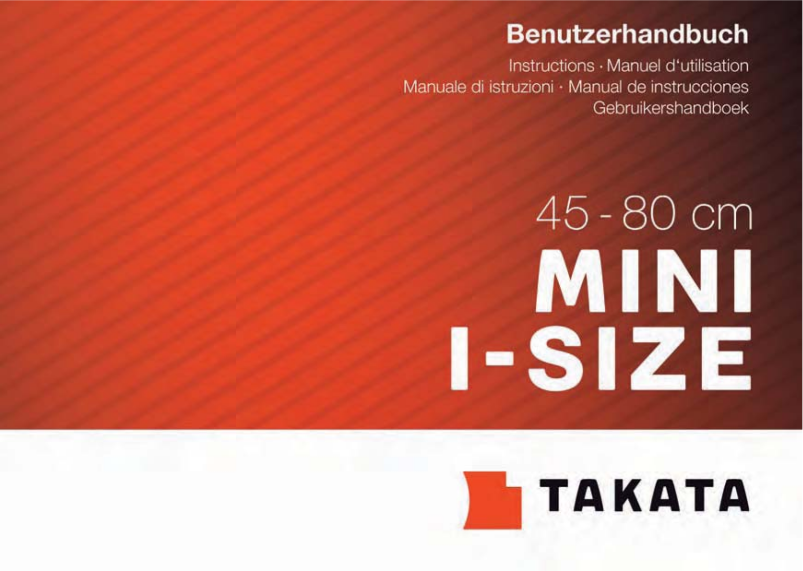 Takata Mini i-Size operation manual