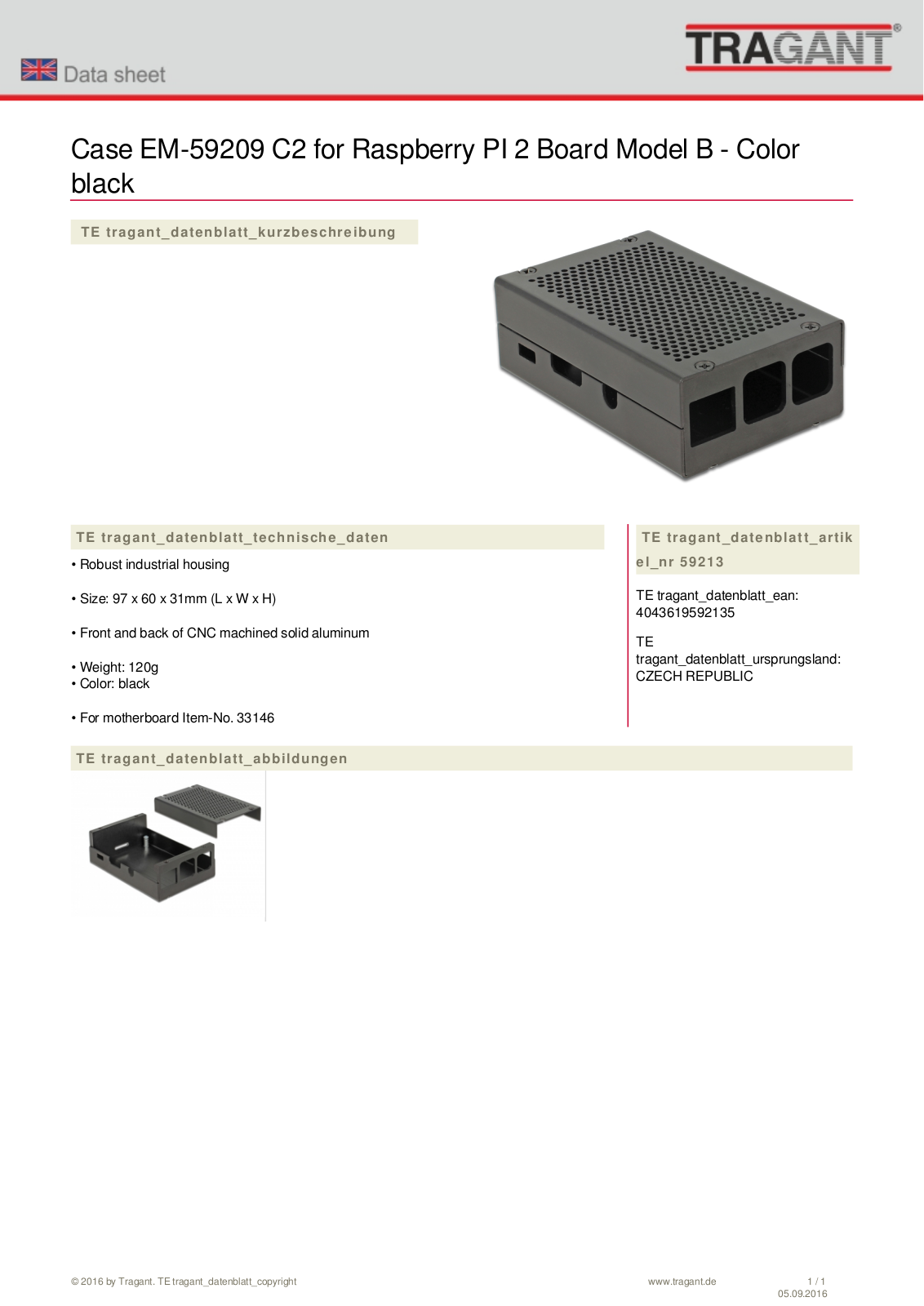Tragant EM-59209 C2 datenblatt - ManualMachine.com