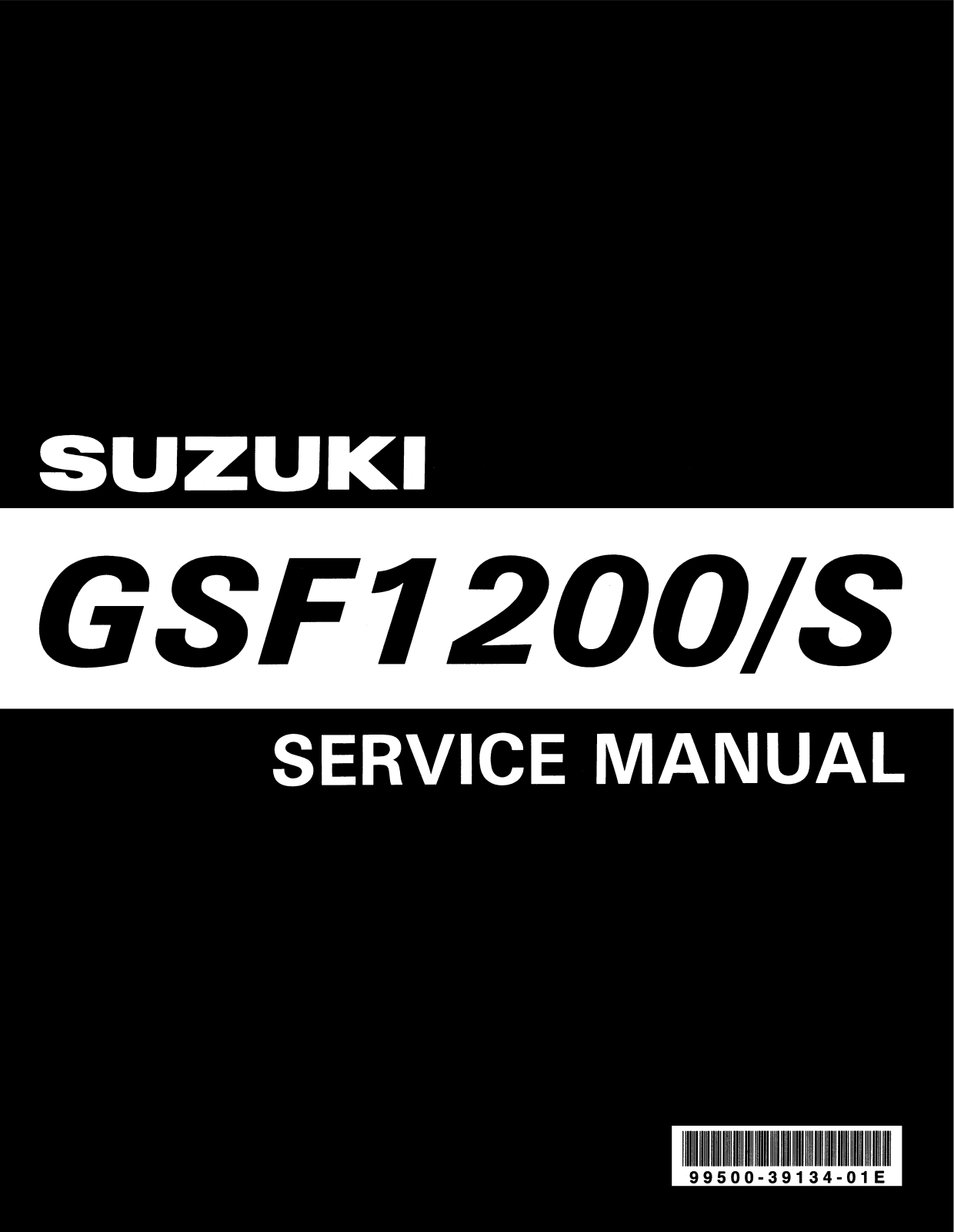 Suzuki GSF1200S 1996-1999 Service Manual