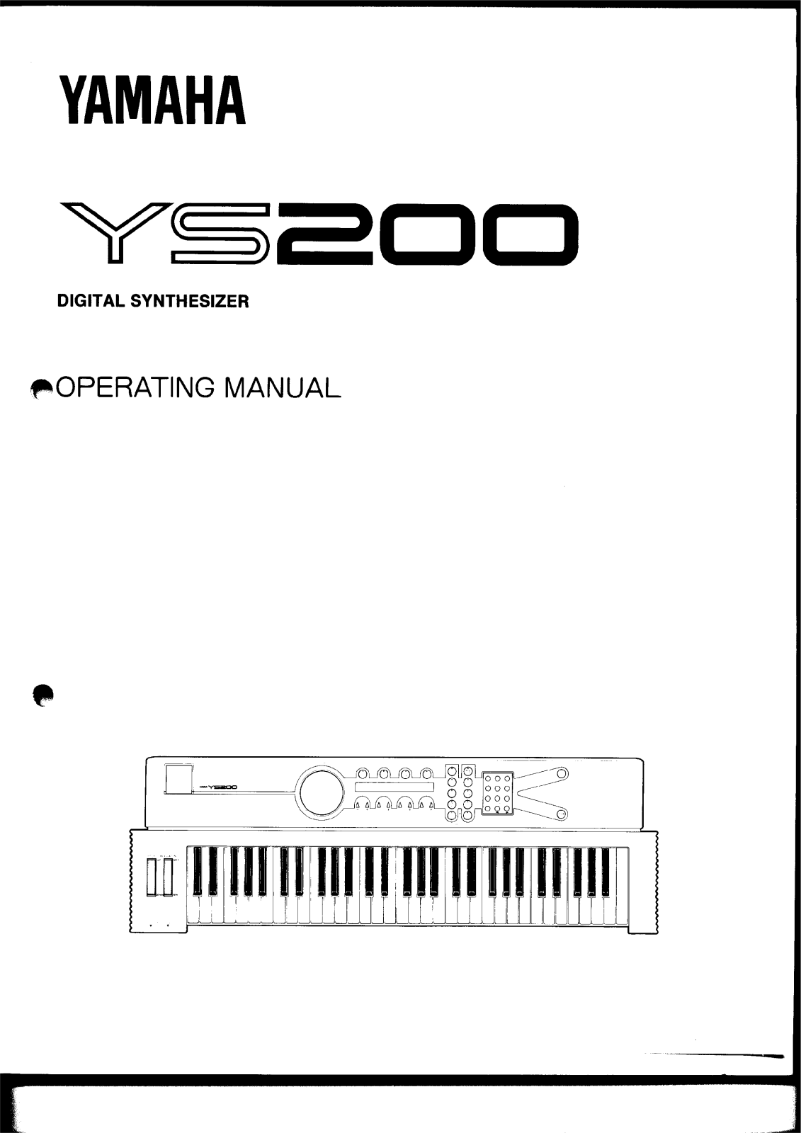 Yamaha YS200 User Manual