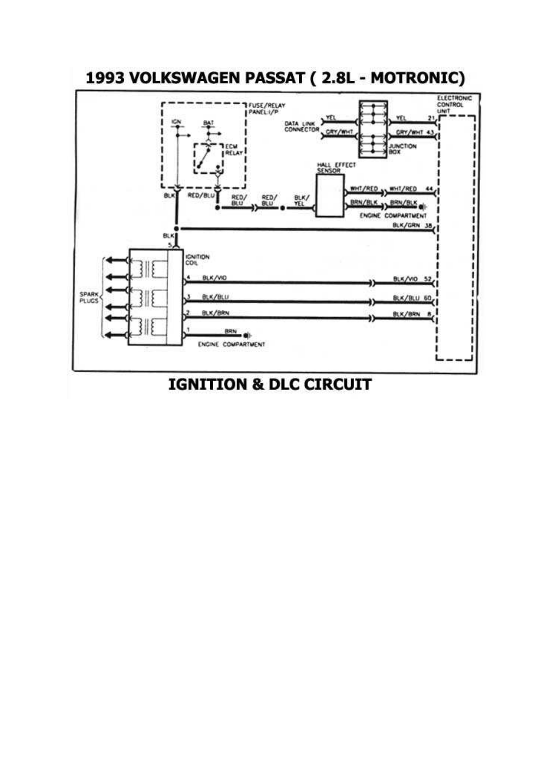 Volkswagen Cabriolet 33-34 Esqvw25b Diagram