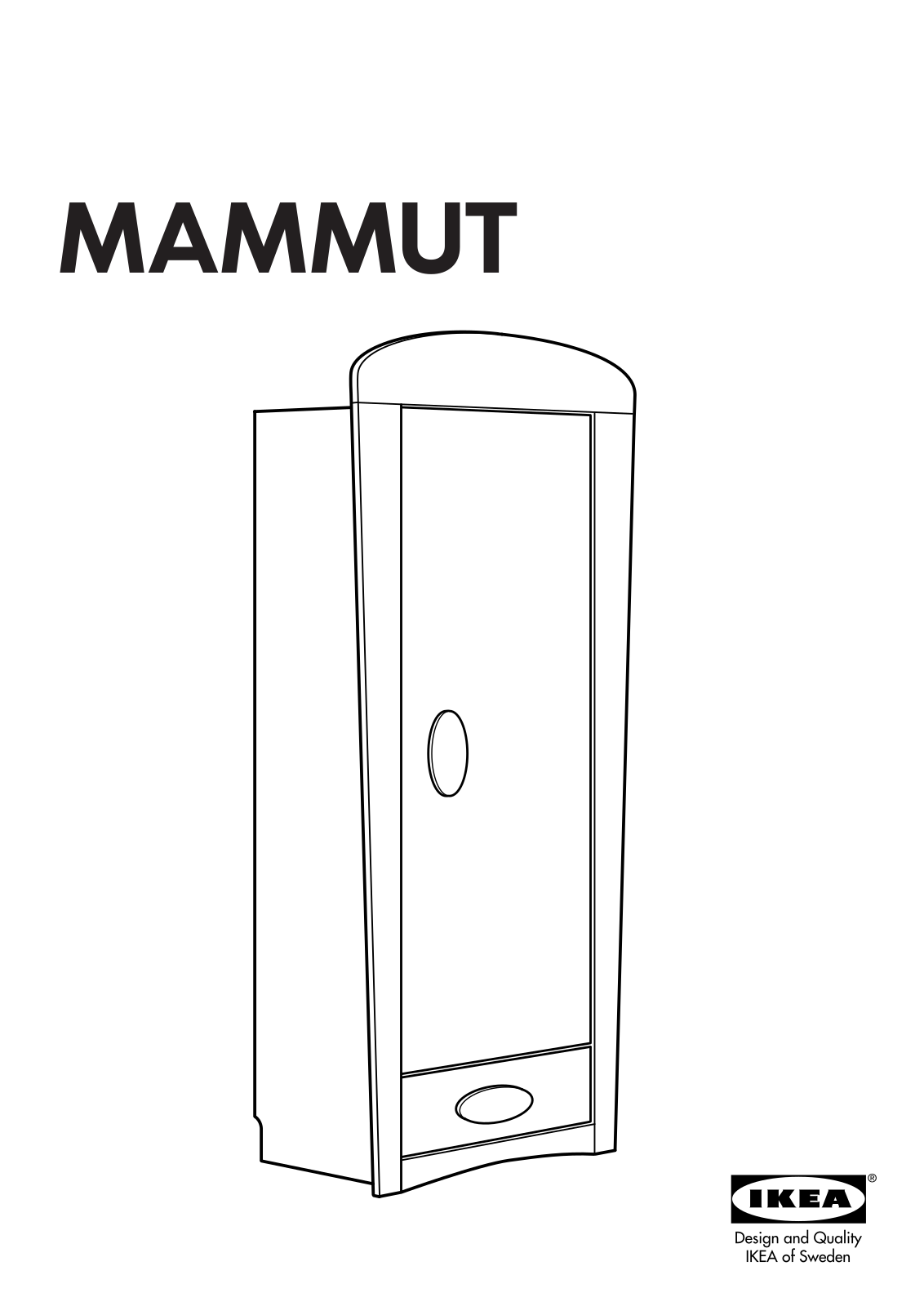 IKEA MAMMUT User Manual