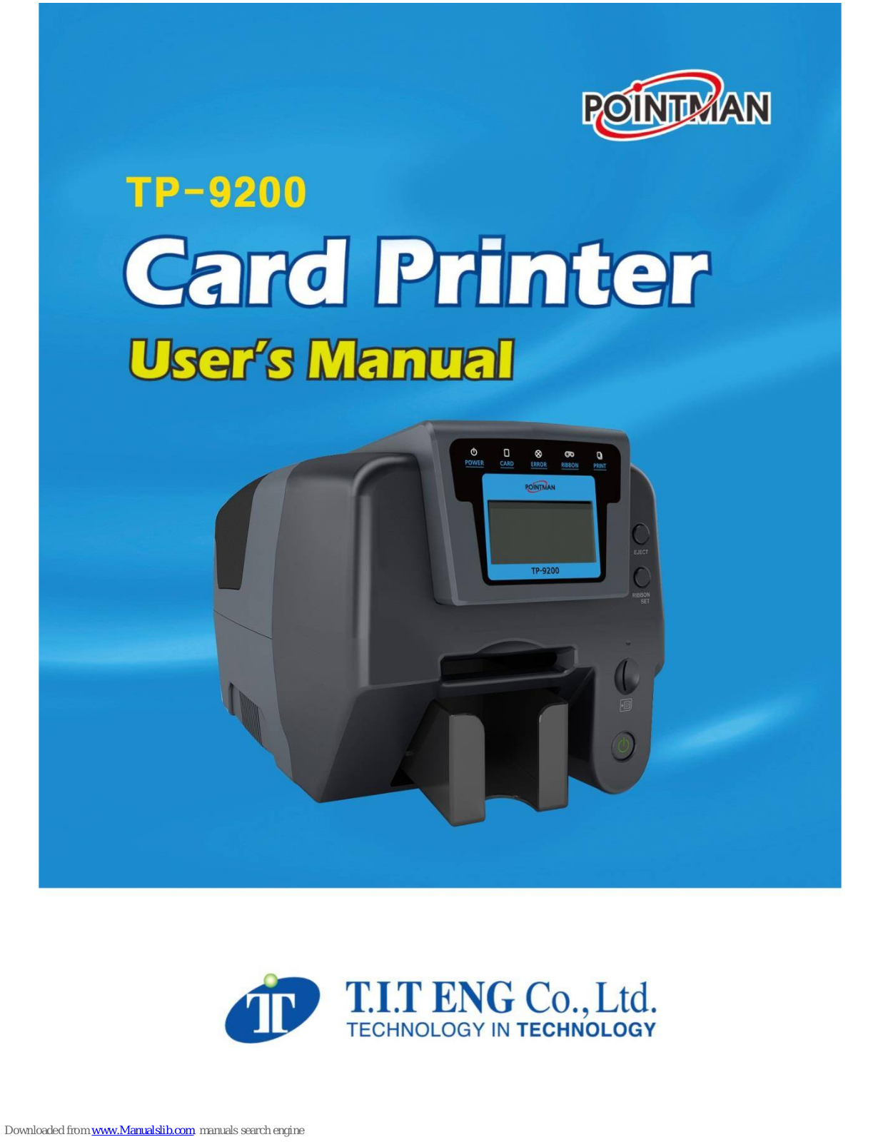 Pointman TP-9200 User Manual - ManualMachine.com