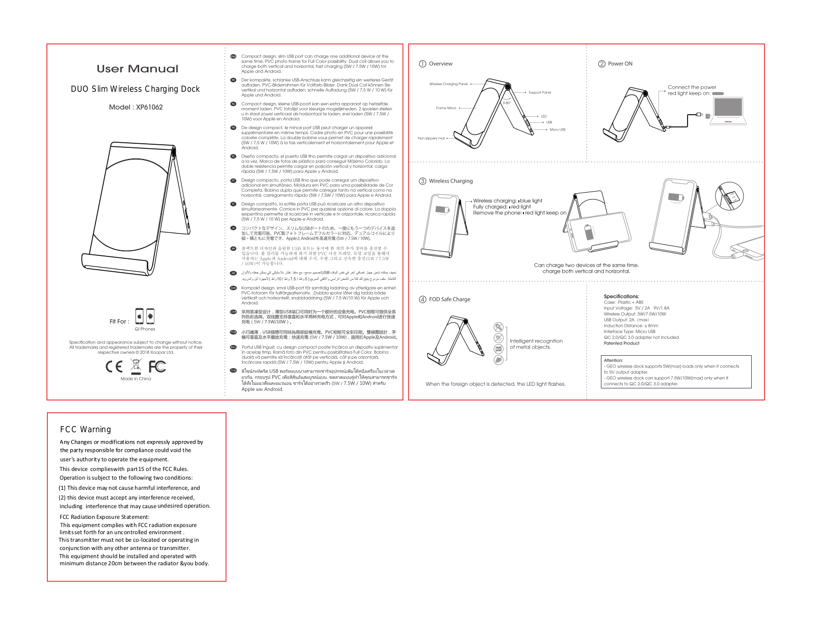 Xoopar XP61062 User Manual