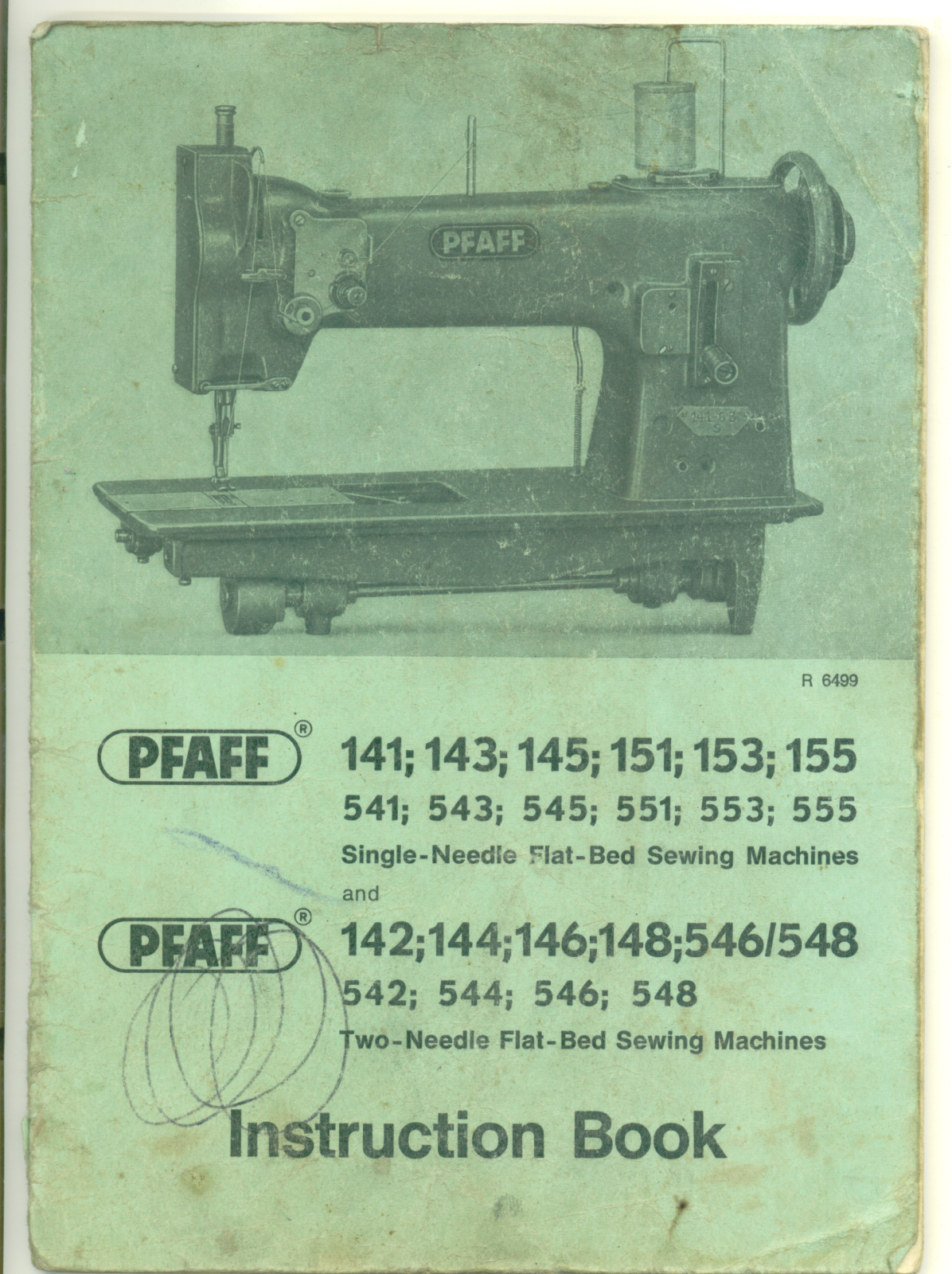 Pfaff 546, 141, 545, 548, 543 User Manual