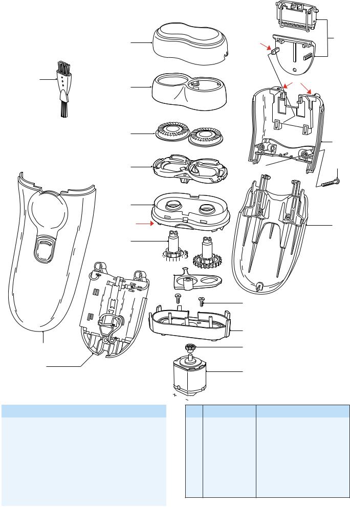 Philips HQ404 Service Manual