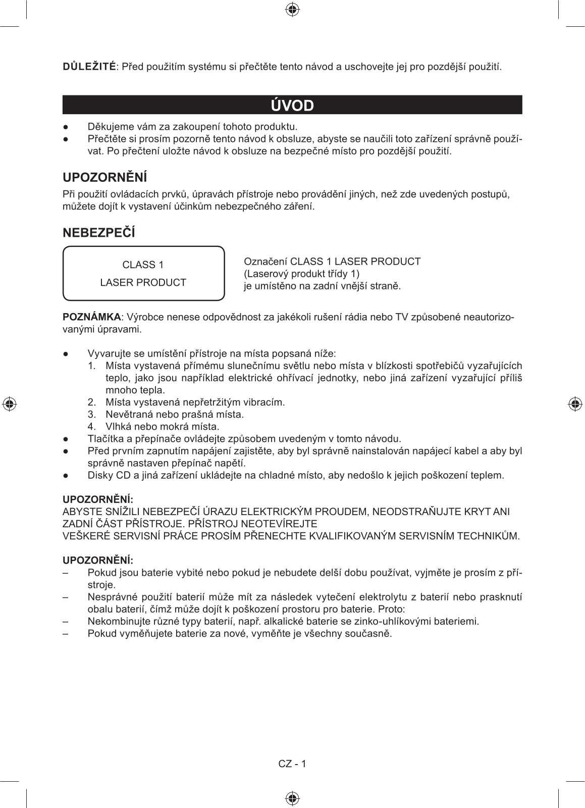 Sencor SPT 280 User Manual