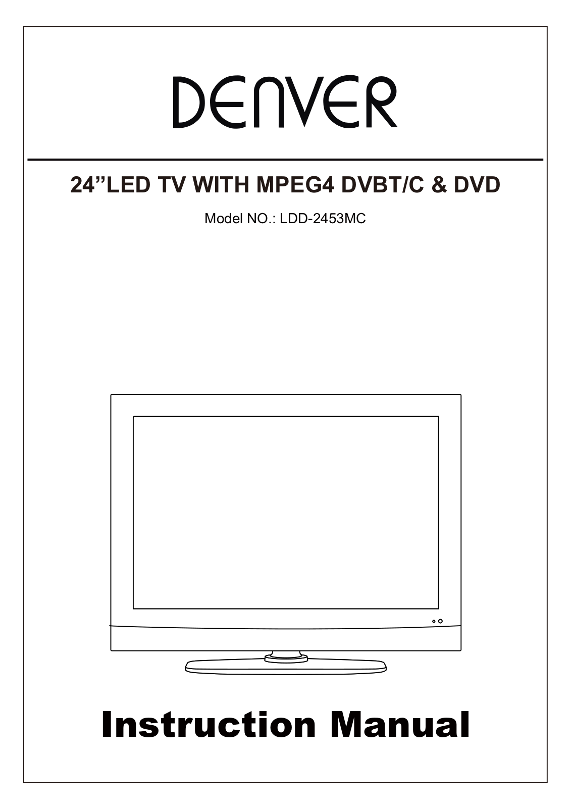 Denver LDD-2453MC Instruction Manual