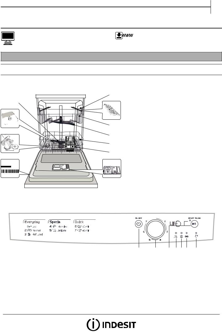 INDESIT DFGL 17B19 UK Daily Reference Guide