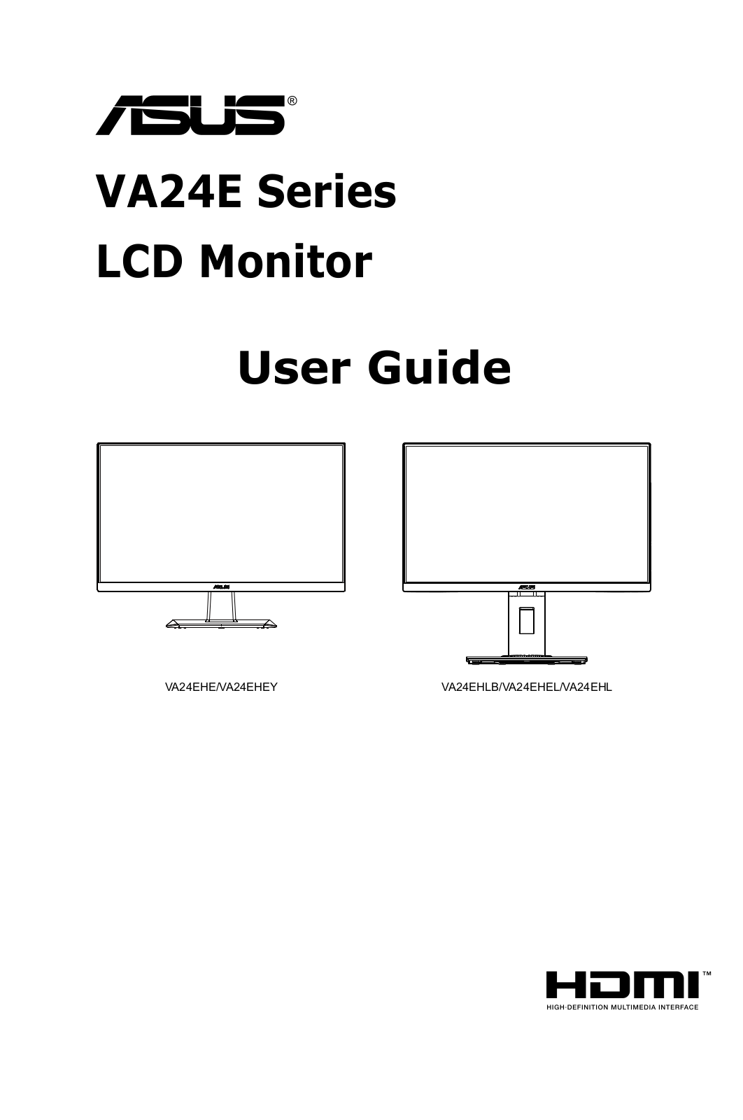 Asus VA24E User Manual