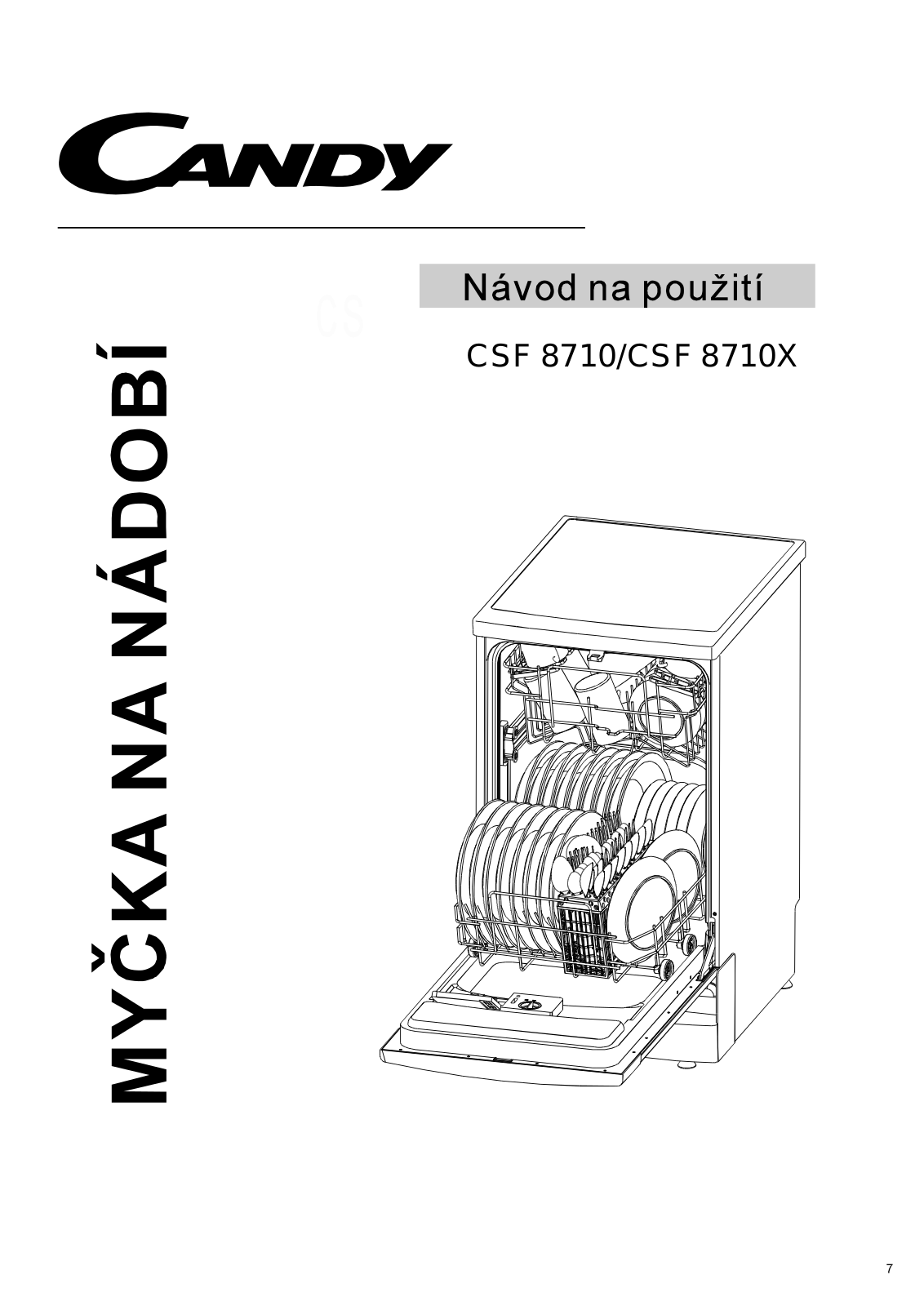 Candy CSF 8710 User Manual