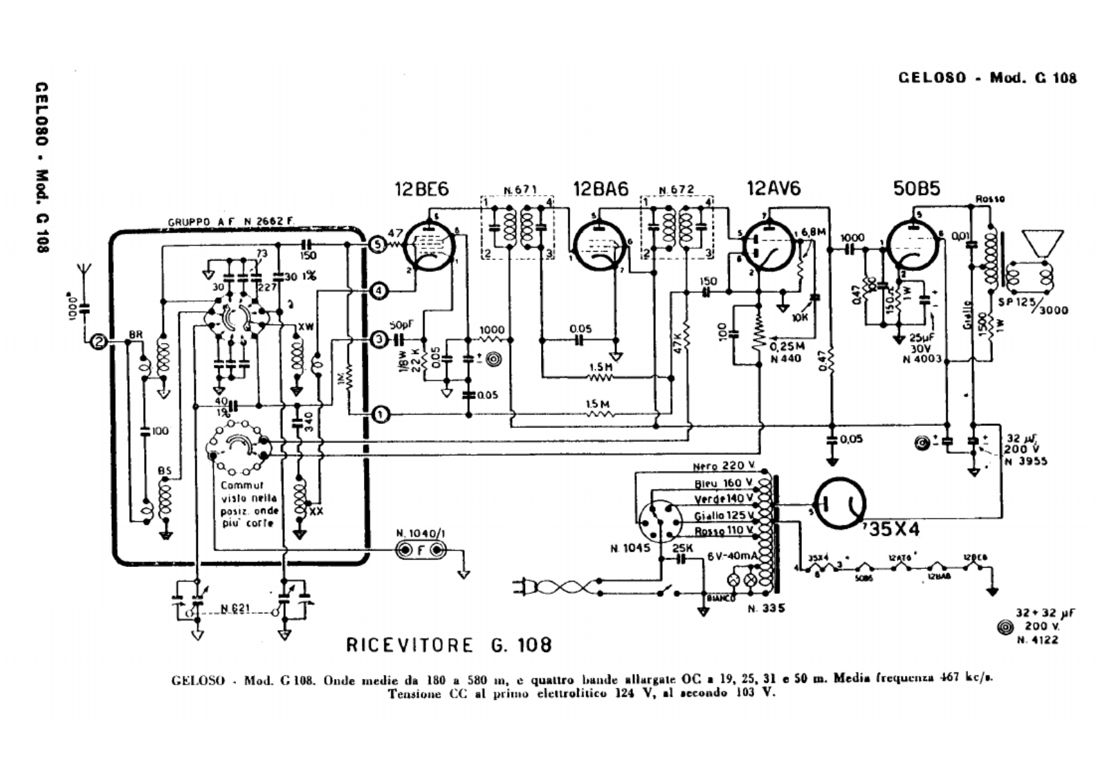 Geloso g108 schematic