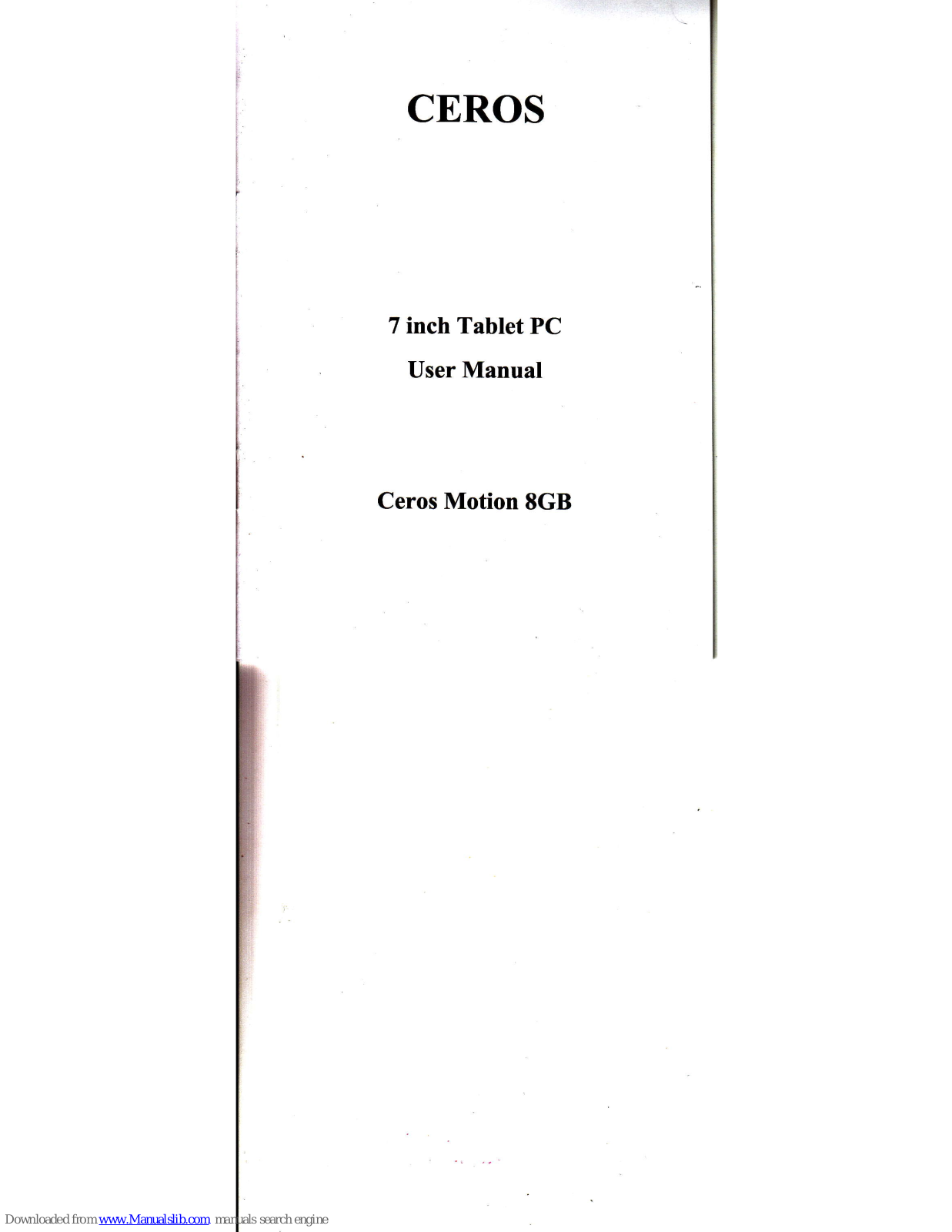 Ceros Motion User Manual - ManualMachine.com