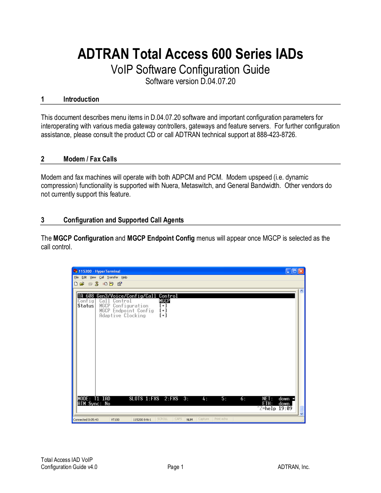 Adtran Total Access VoIP User Manual