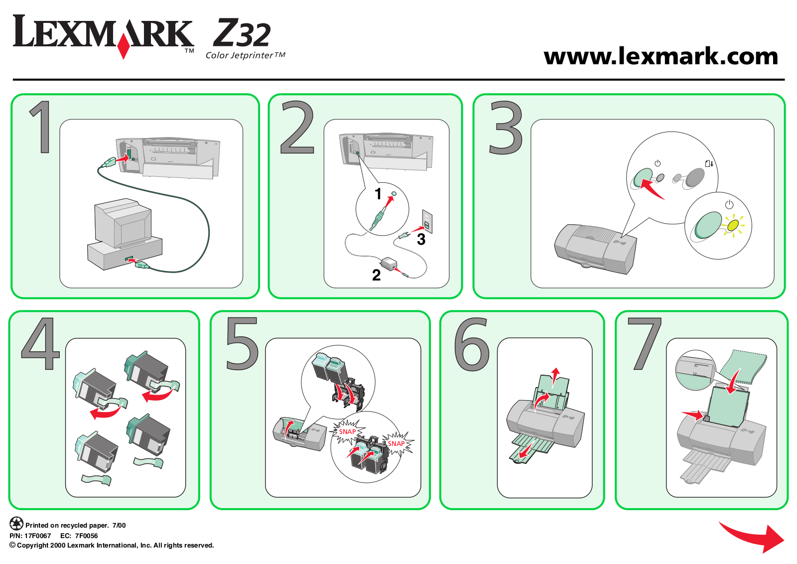 Lexmark Z32 User Manual