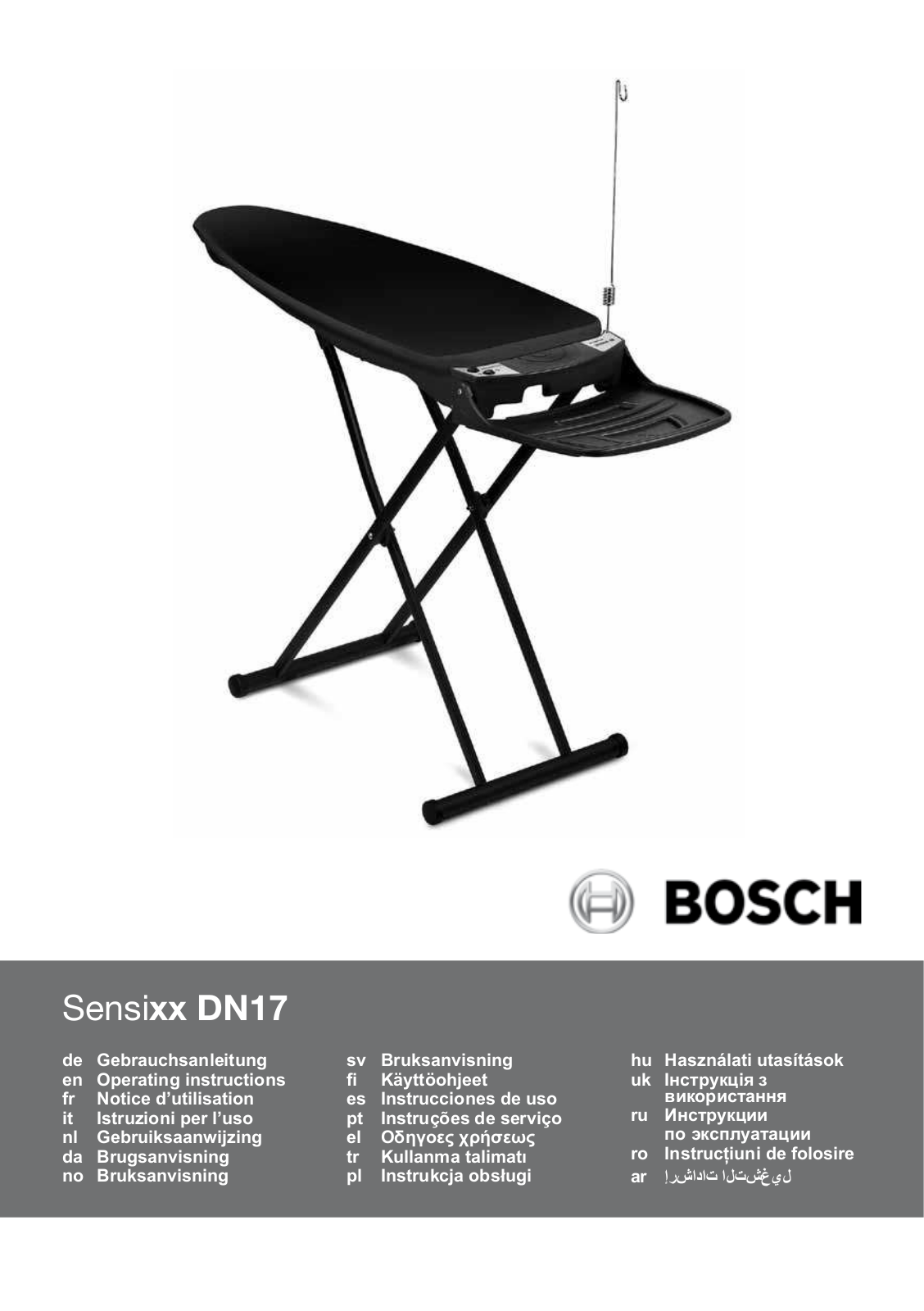 Bosch TDN 1700 P User Manual