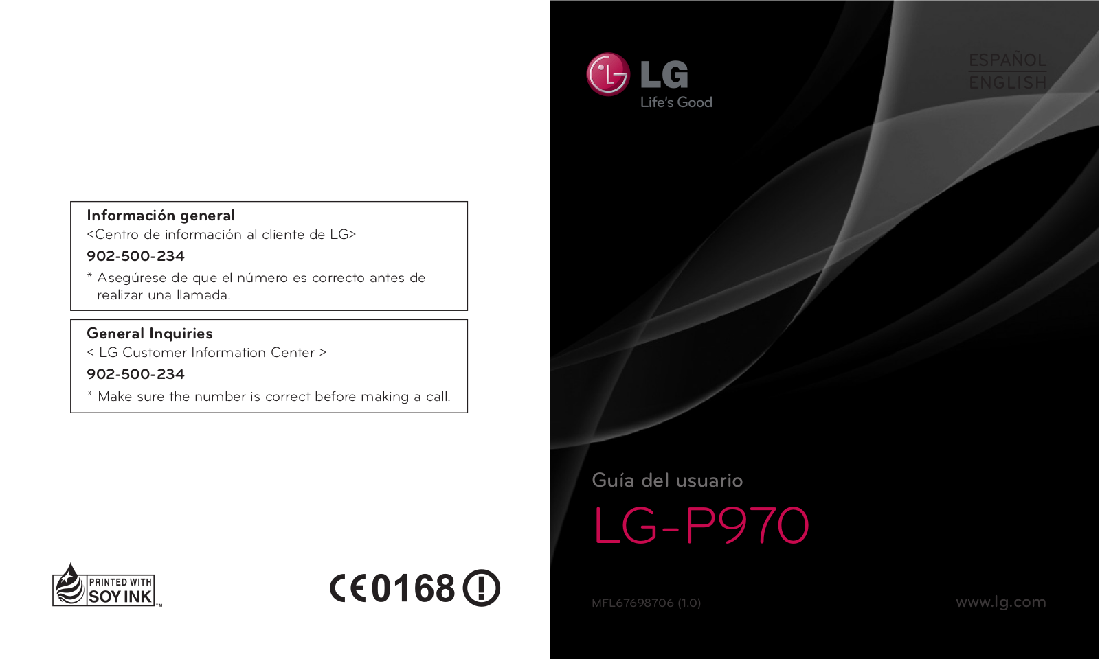 LG P970 User Manual