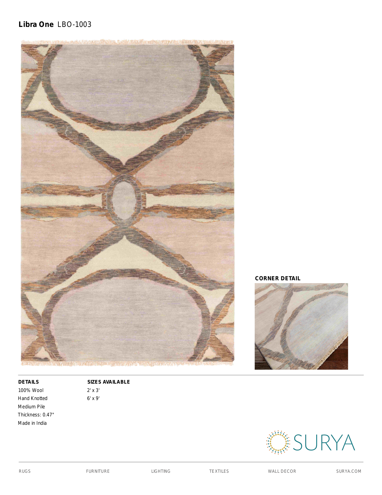 Surya W004080362 Specifications - ManualMachine.com