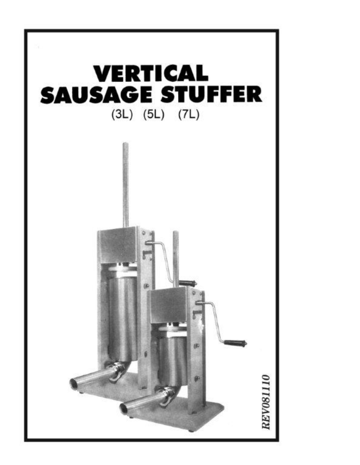 Omcan Food Machinery 3L Installation  Manual