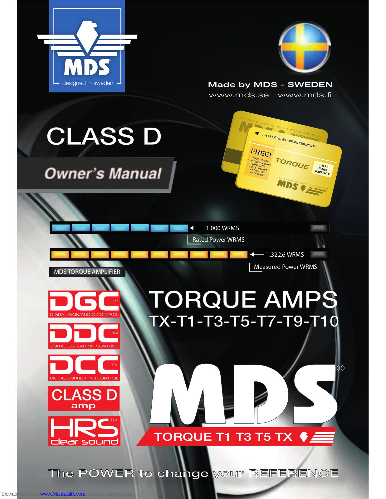 MDS TX, T1, T9, T10, T3 Owner's Manual