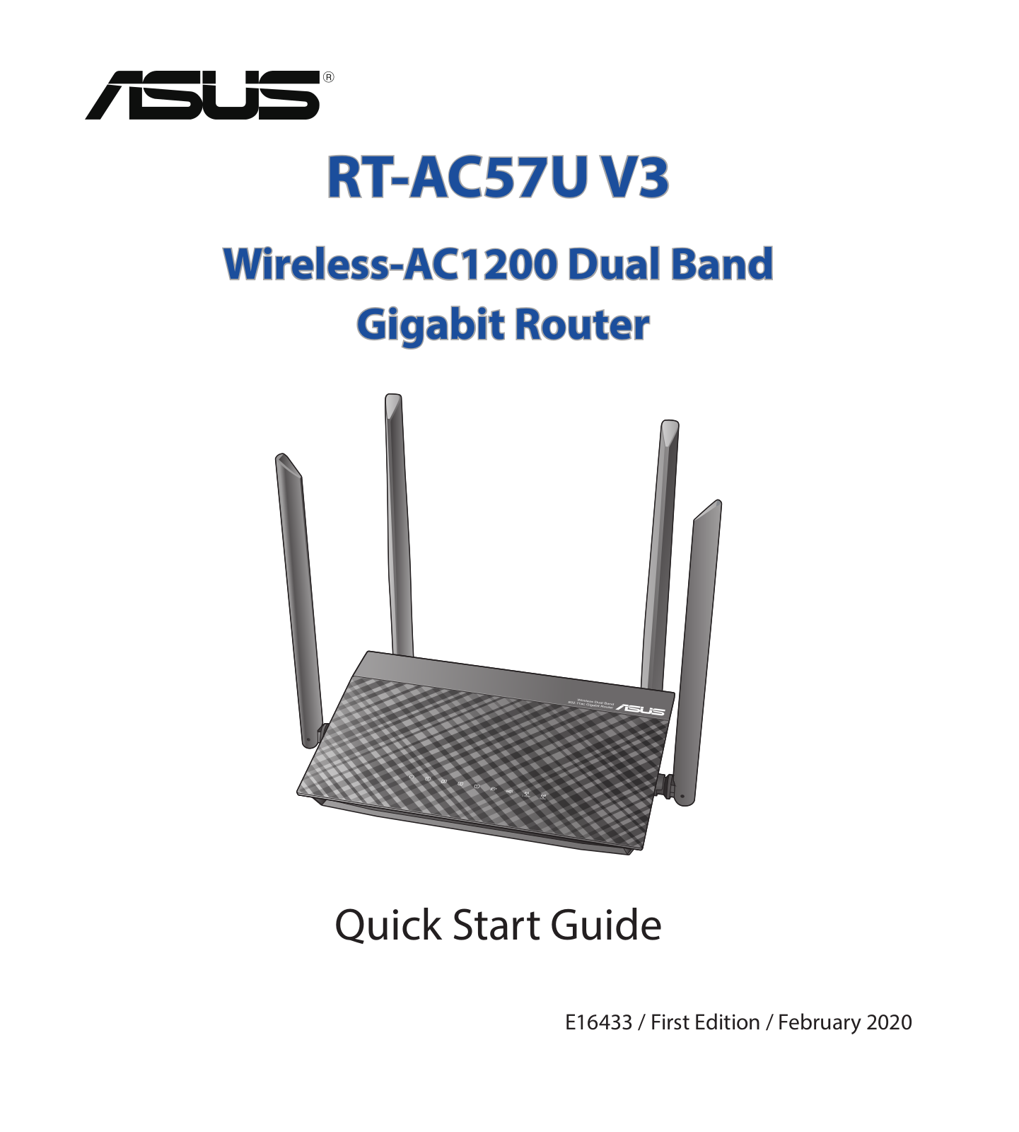 Asus RT-AC59U V2 Quick Start Guide