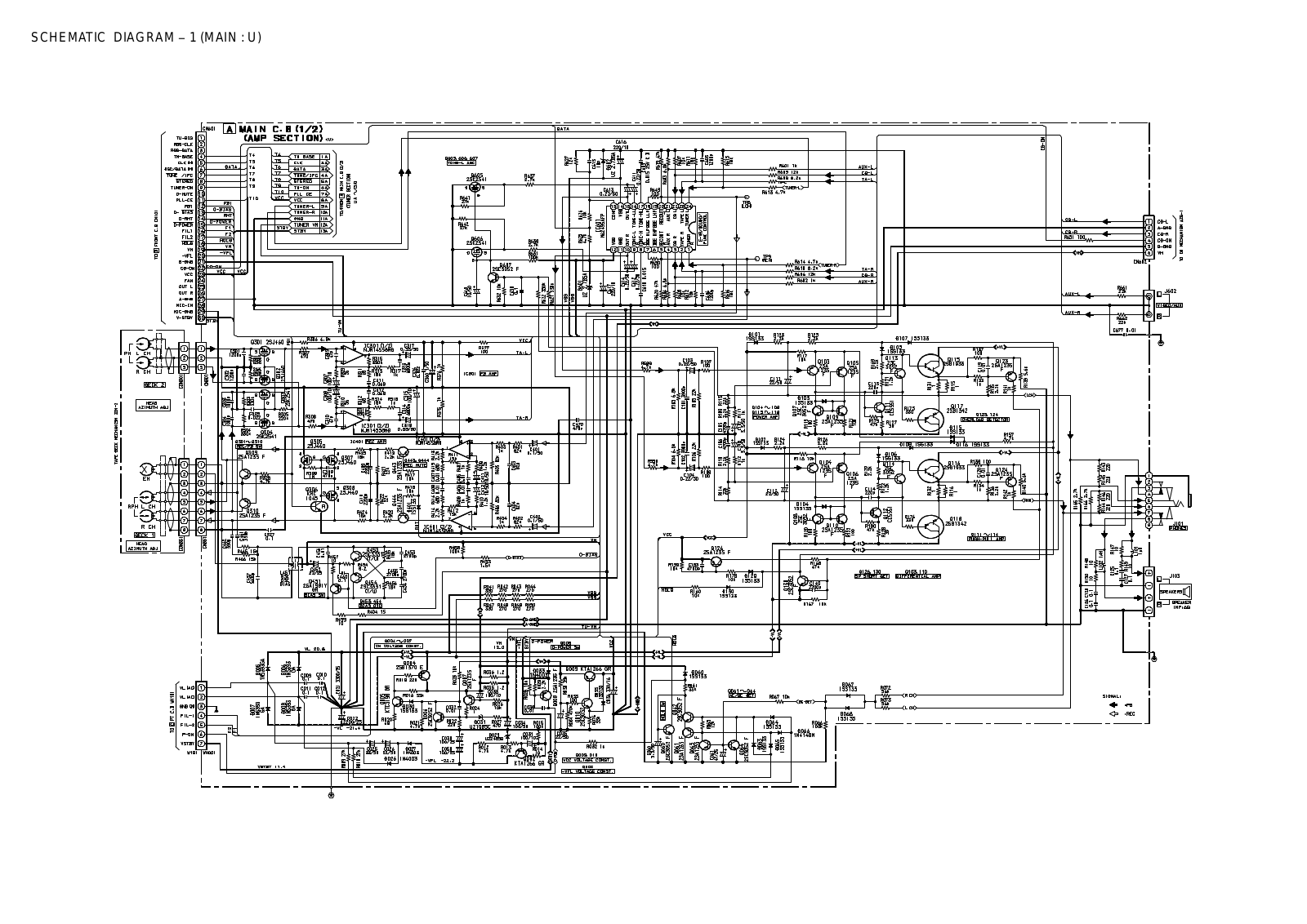 Aiwa NSX-AJ14 Schematic