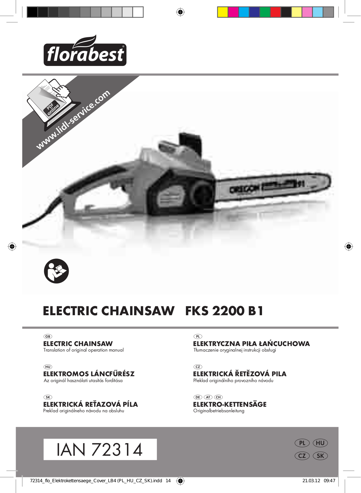 Florabest FKS 2200 B1 User Manual