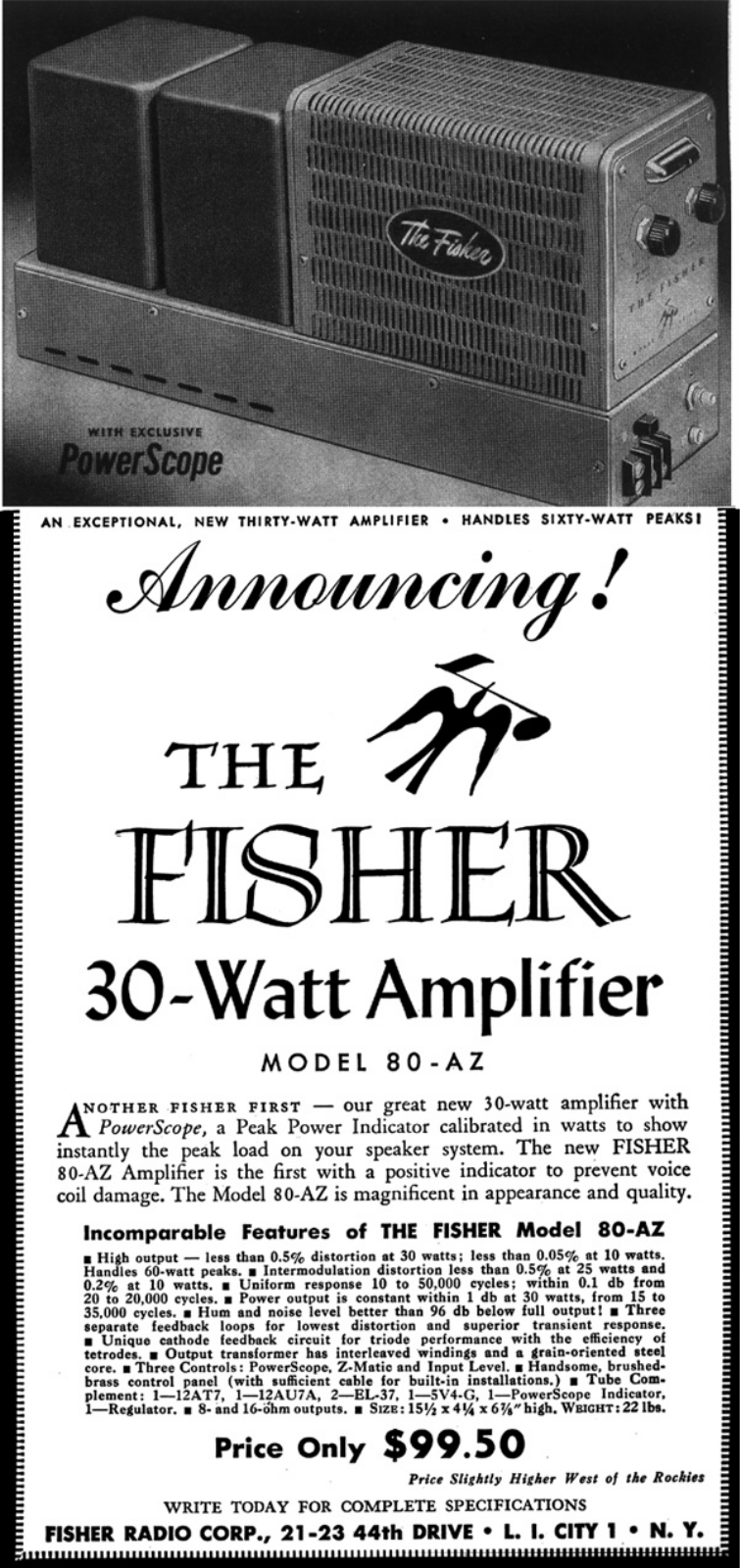 Fisher 80-AZ Schematic