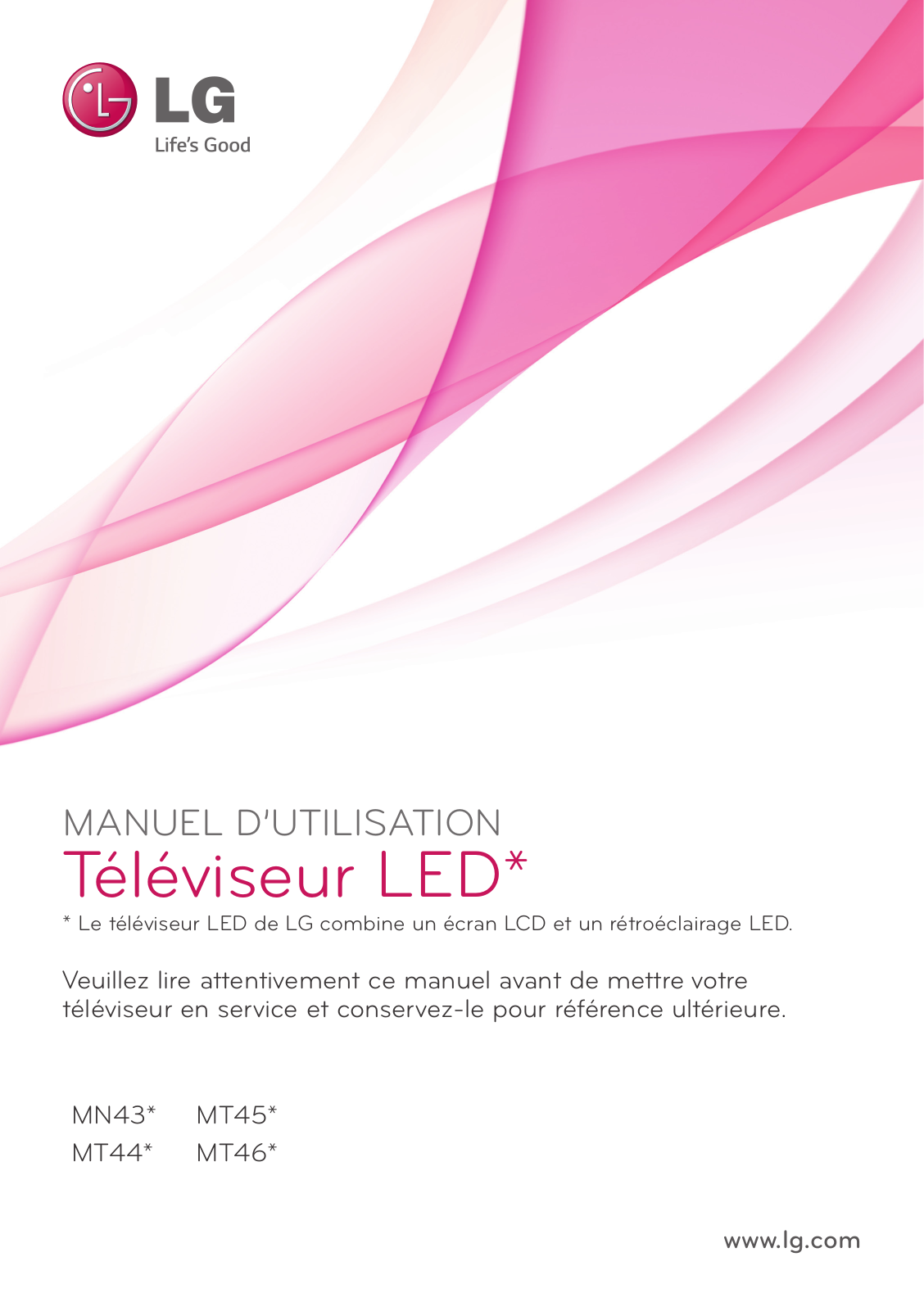 LG 20MT45D, 19MN43D, 22MT44D, 24MT46D, 27MT46D User Manual