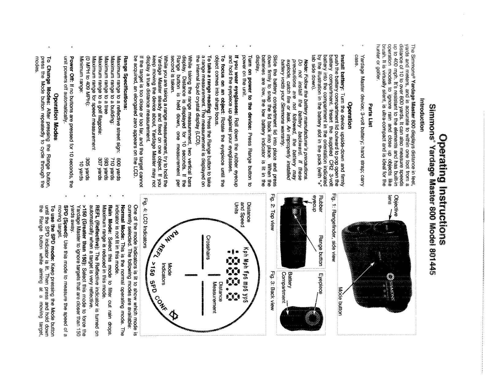 Simmons Optics 801445 User Manual - ManualMachine.com