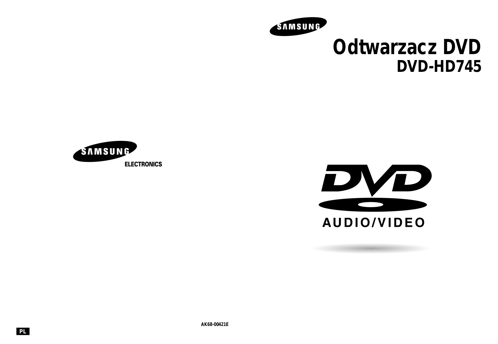 Samsung DVD-HD745 User Manual