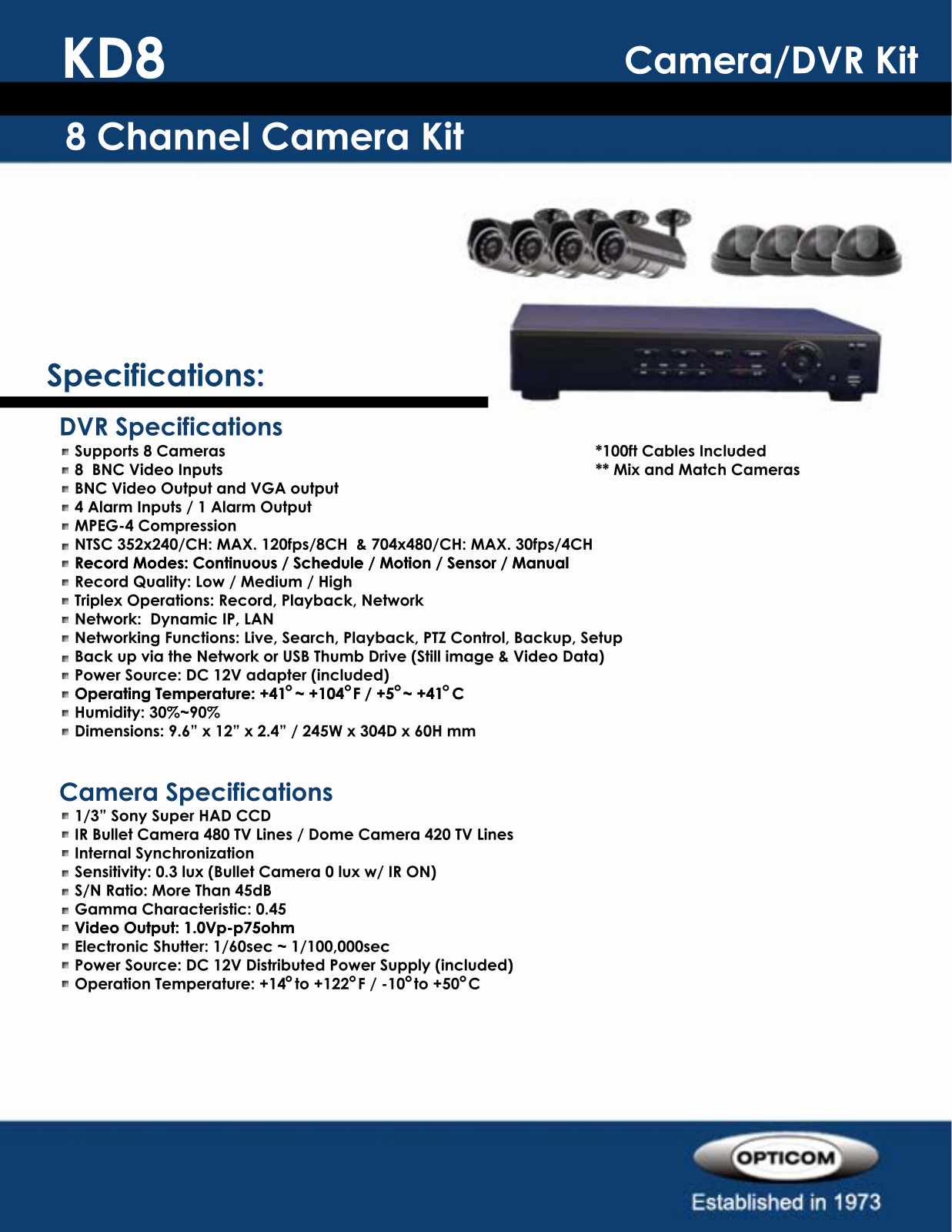 Opticom KD8 DATASHEET - ManualMachine.com